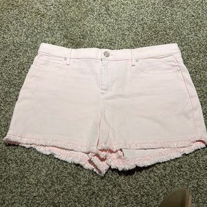 Pink Lilly Pulitzer, Jean shorts. Size 14.